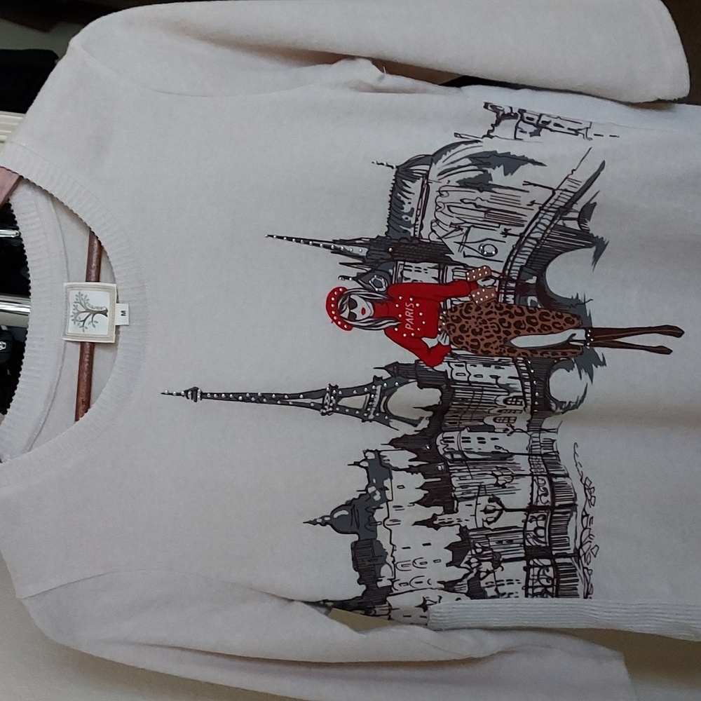 Parisian Graphic Sweater